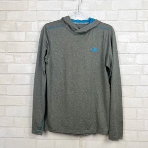 The North Face Men's Gray Reactor Flash Dry Hoodie